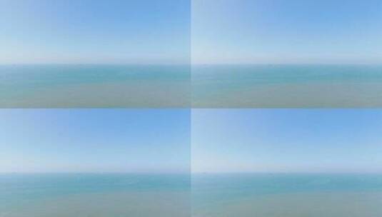 航拍蓝色海洋风光高清在线视频素材下载