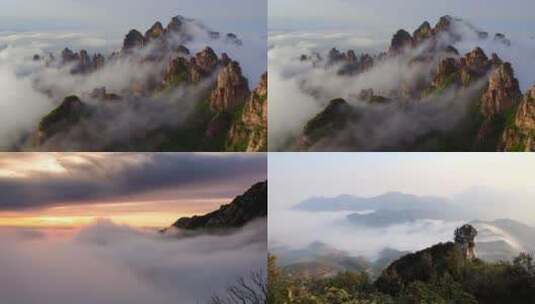 云雾缭绕山脉高清在线视频素材下载