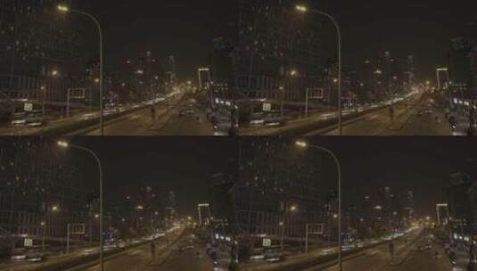北京东三环延时摄影高清在线视频素材下载