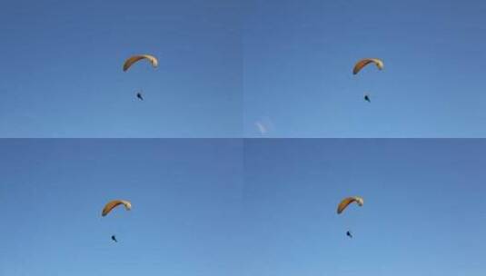 跳伞 极限运动 降落伞 运动 降落高清在线视频素材下载