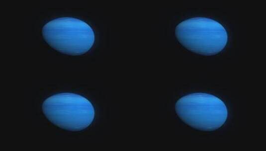 海王星太阳系行星星体合成通道素材高清在线视频素材下载