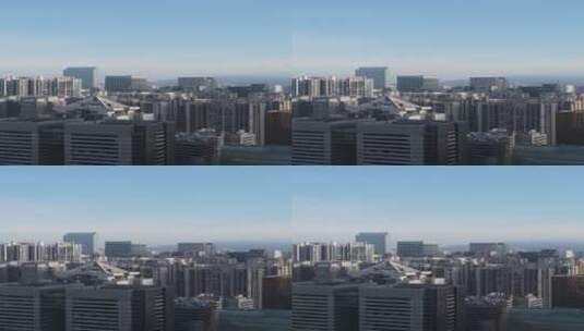 广州市区密集楼房航拍高清在线视频素材下载