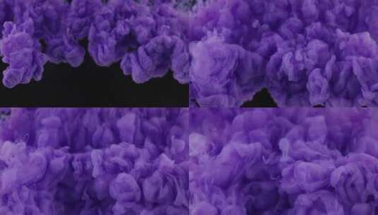 紫色的烟雾高清在线视频素材下载