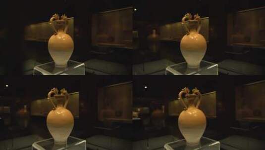 博物馆文物中国历史文化瓷器书画考古高清在线视频素材下载