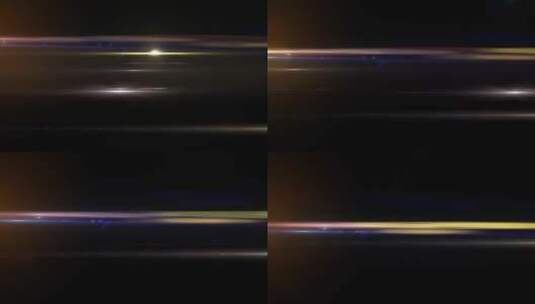 多彩横向光线4K光效视频叠加素材76高清在线视频素材下载