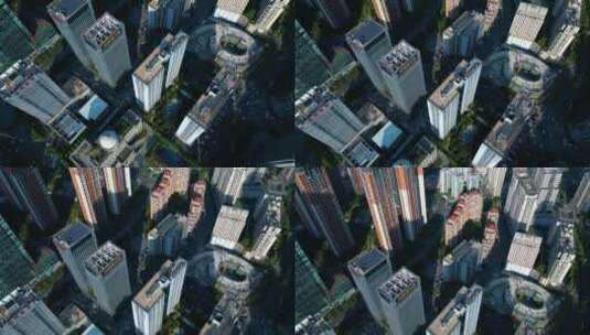 航拍广西绿城南宁城市风光 高楼大厦建筑群高清在线视频素材下载
