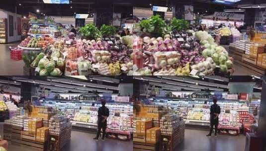 4k 超市内景特写高清在线视频素材下载