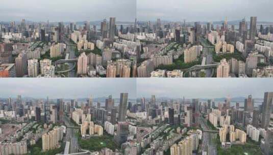 深圳腾讯滨海大厦4K航拍高清在线视频素材下载