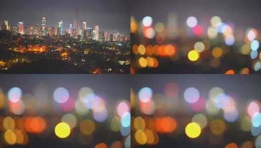 城市霓虹灯高清在线视频素材下载
