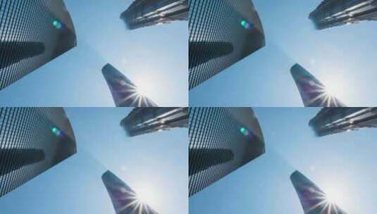 上海三高楼高清在线视频素材下载