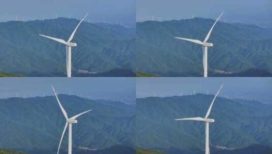 风力发电航拍高清在线视频素材下载