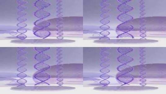 三维DNA螺旋动画高清在线视频素材下载