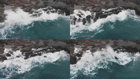 海浪浪花大海风景高清在线视频素材下载