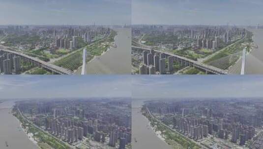 【原创5K】武汉青山区大景航拍高清在线视频素材下载