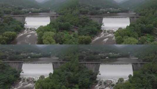 雨后泰山，悬崖飞瀑，高山流水，高清在线视频素材下载