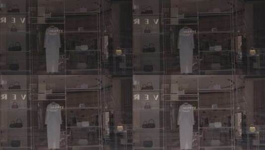 香港中环奢侈品橱窗高清在线视频素材下载