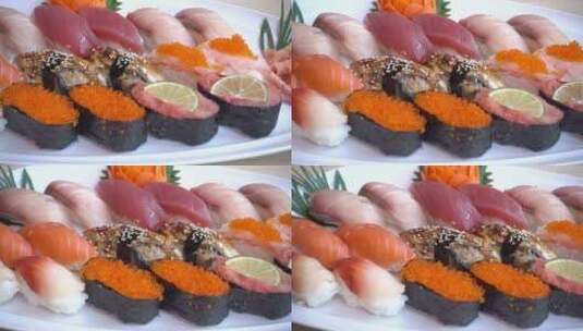 日料寿司高清在线视频素材下载