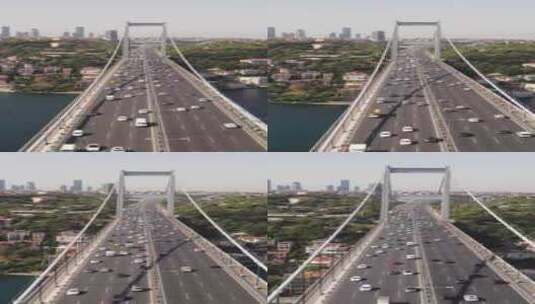 博斯普鲁斯伊斯坦布尔大桥高清在线视频素材下载