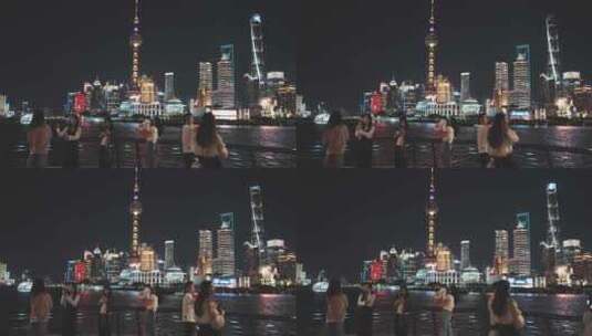 2024.5.8上海外滩夜景高清在线视频素材下载