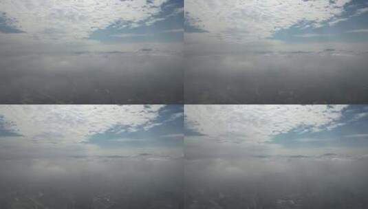 清晨迷雾云海风景日出航拍高清在线视频素材下载