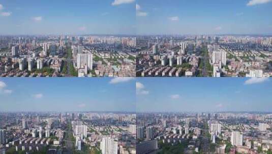 中国湖南株洲城市航拍风光高清在线视频素材下载