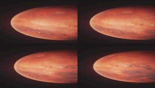 火星，太空，未来，红色高清在线视频素材下载