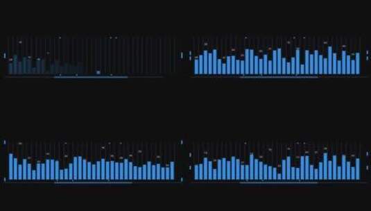 科技数据频率浮动动画高清在线视频素材下载