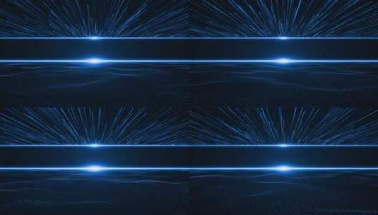4k蓝色粒子光线晚会背景AE模板高清AE视频素材下载