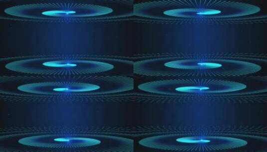4k蓝色粒子光线空间AE模板高清AE视频素材下载