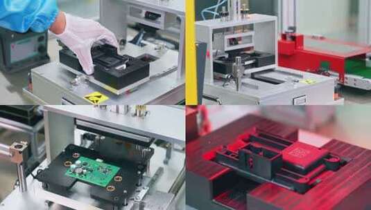 车控线路板 激光喷码高清在线视频素材下载