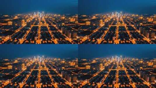 万家灯火过年小区团圆团聚居民楼春节夜晚高清在线视频素材下载