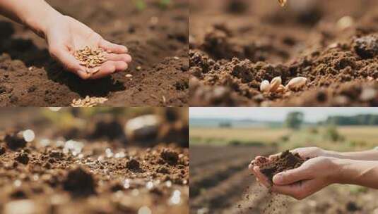 播种与滋润：农业的希望高清在线视频素材下载