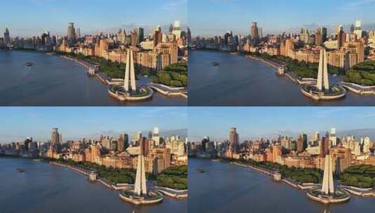 上海市人民英雄纪念碑高清在线视频素材下载