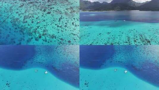 大海帆船海岛森林度假村度假酒店唯美大自然高清在线视频素材下载