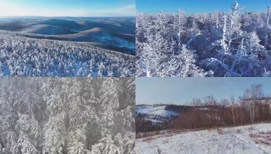 林海雪原高清在线视频素材下载