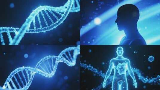 人类进化起源生命物质概念动画电子人类高清在线视频素材下载