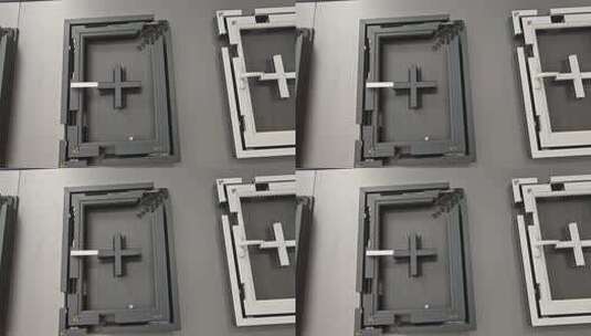 展示不同款式门窗框架素材高清在线视频素材下载