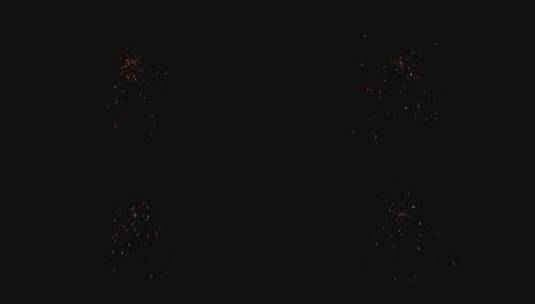 黑色背景粒子特效高清在线视频素材下载