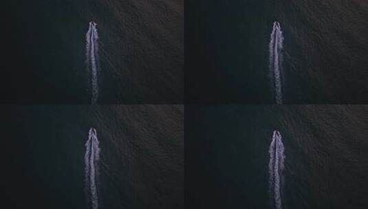 大海中的游艇高清在线视频素材下载