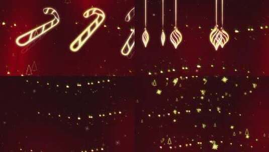 适用于圣诞节的LED背景视频高清在线视频素材下载