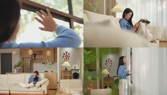 居家休闲享受生活高清在线视频素材下载