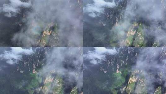 湖南张家界武陵源杨家界风景区高清在线视频素材下载