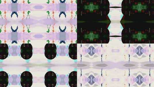 320 4K时尚创意动感彩色几何舞台背景高清在线视频素材下载