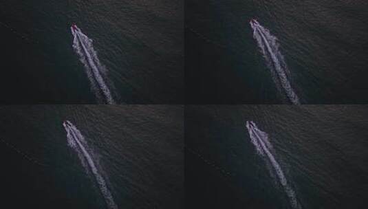 大海中的游艇高清在线视频素材下载