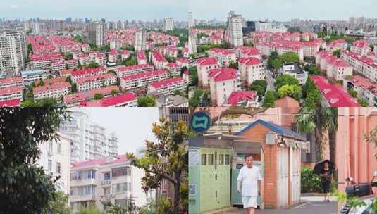 南码头住宅高清在线视频素材下载