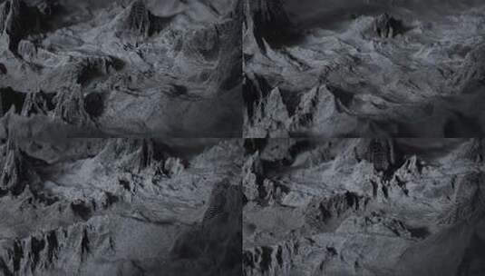 现代几何粒子波动宽屏高清在线视频素材下载