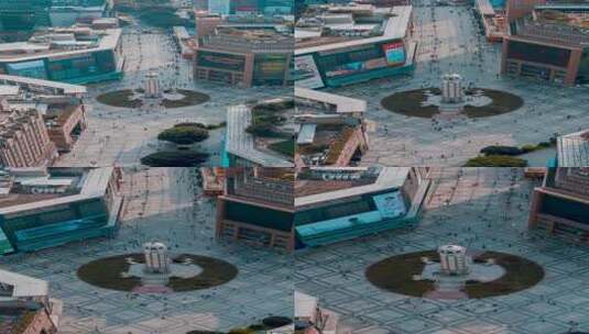重庆_解放碑_日景_前移高清在线视频素材下载