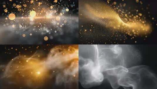 星空粒子宇宙舞者神秘粒子星光闪烁星云飘渺高清在线视频素材下载