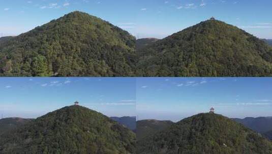 航拍广东东莞海拔最高的建筑物高清在线视频素材下载