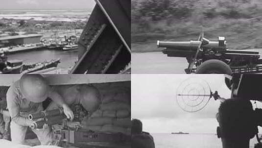 二战 美国夏威夷海军基地 司令金梅尔高清在线视频素材下载